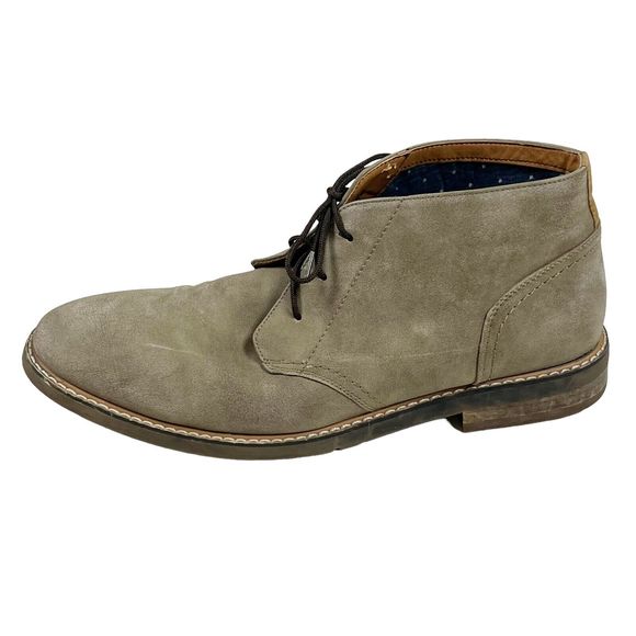 Hawker Rye Shoes Men\'s 12 Olive Brown Abigovia Chukka Boots Suede Leather Casual main image 8